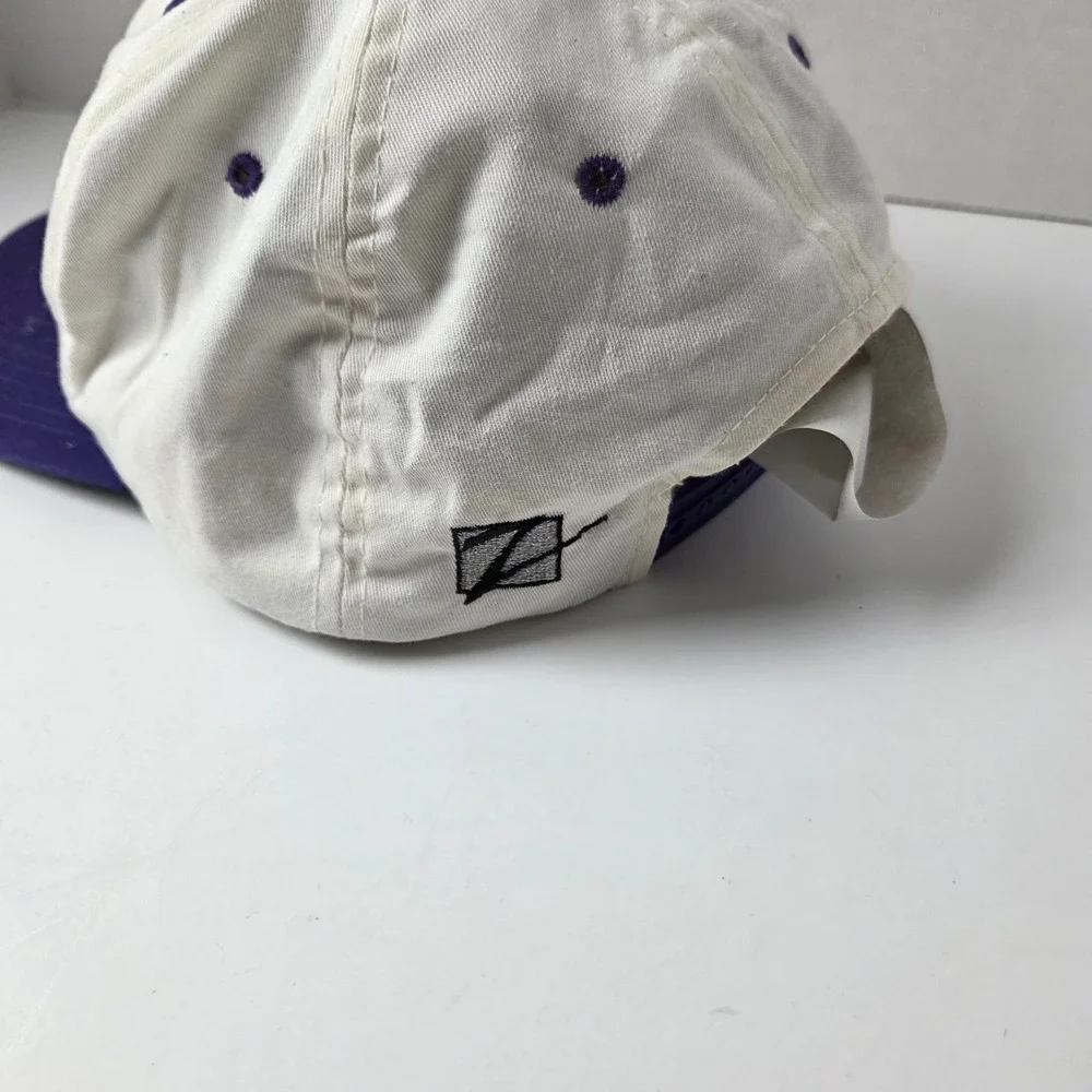 Vintage 90s Northwestern Wildcats College Football SnapBack Hat White Spell Out